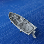 1/144 Royal Navy 16ft Sailing Dinghy (Drifter Type)
