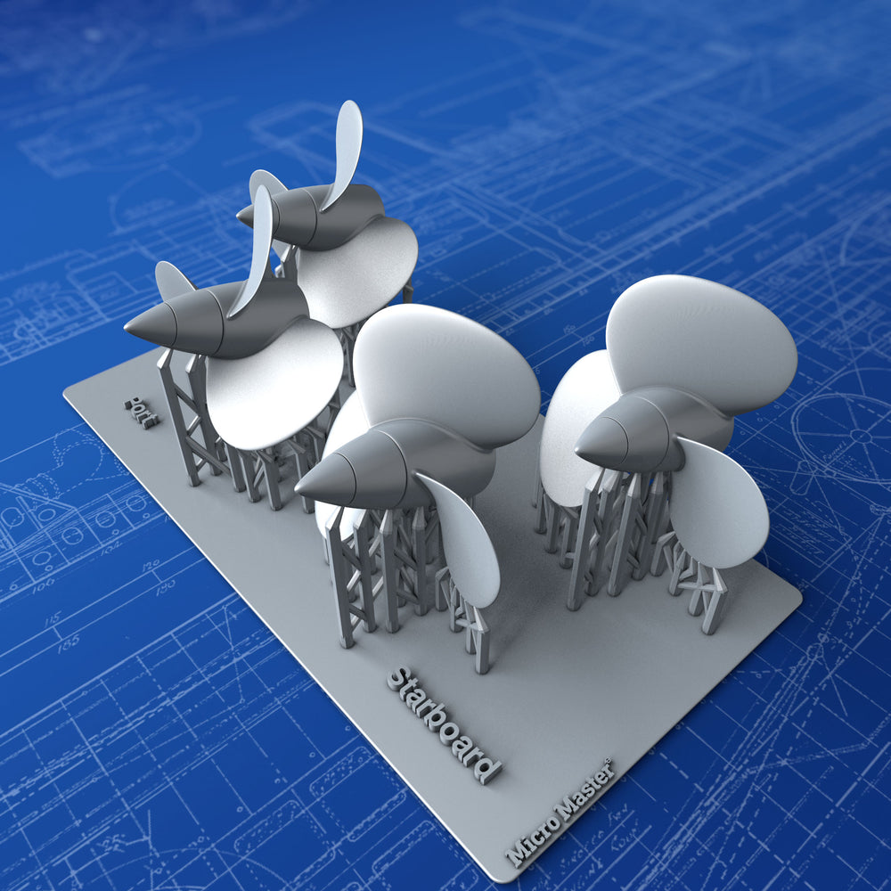 1/200 Royal Navy Admiral Class (HMS Hood) Propellers x4