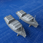 1/350 Royal Navy 20ft Motor Boats x2 (V & W Class Destroyers)