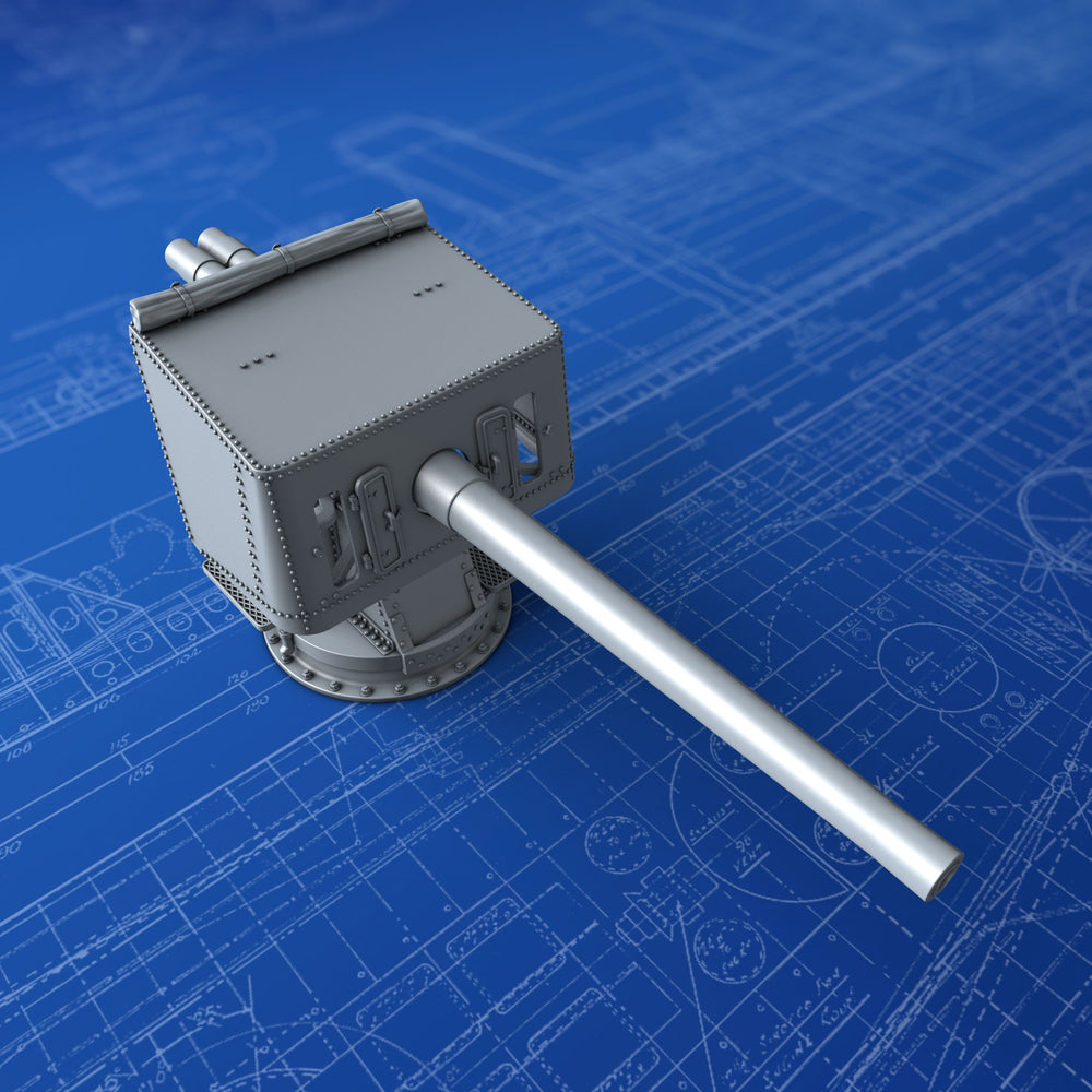1/96 Royal Navy 4.7" (12 cm) BL MKI & MKII on CPVI Mount x5