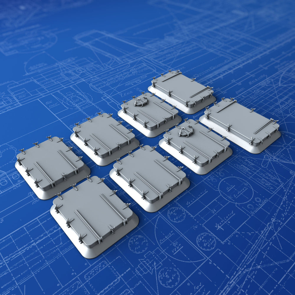 1 96 Royal Navy Weatherdeck Large Hatch Set X8 3x Hatch Types Micro 1-96-royal-navy-weatherdeck-large-hatch-set-x8-3x-hatch-types-micro
