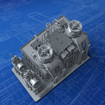 1/72 Royal Navy Tribal Class Twin Barrel Steam Capstan Assembly