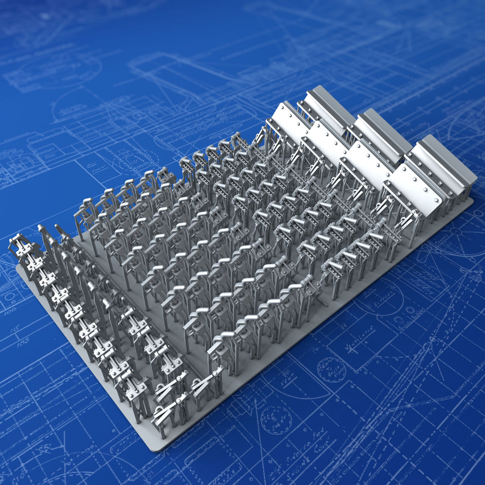 1/35 Royal Navy 20mm Oerlikon Ready Use Locker Fittings