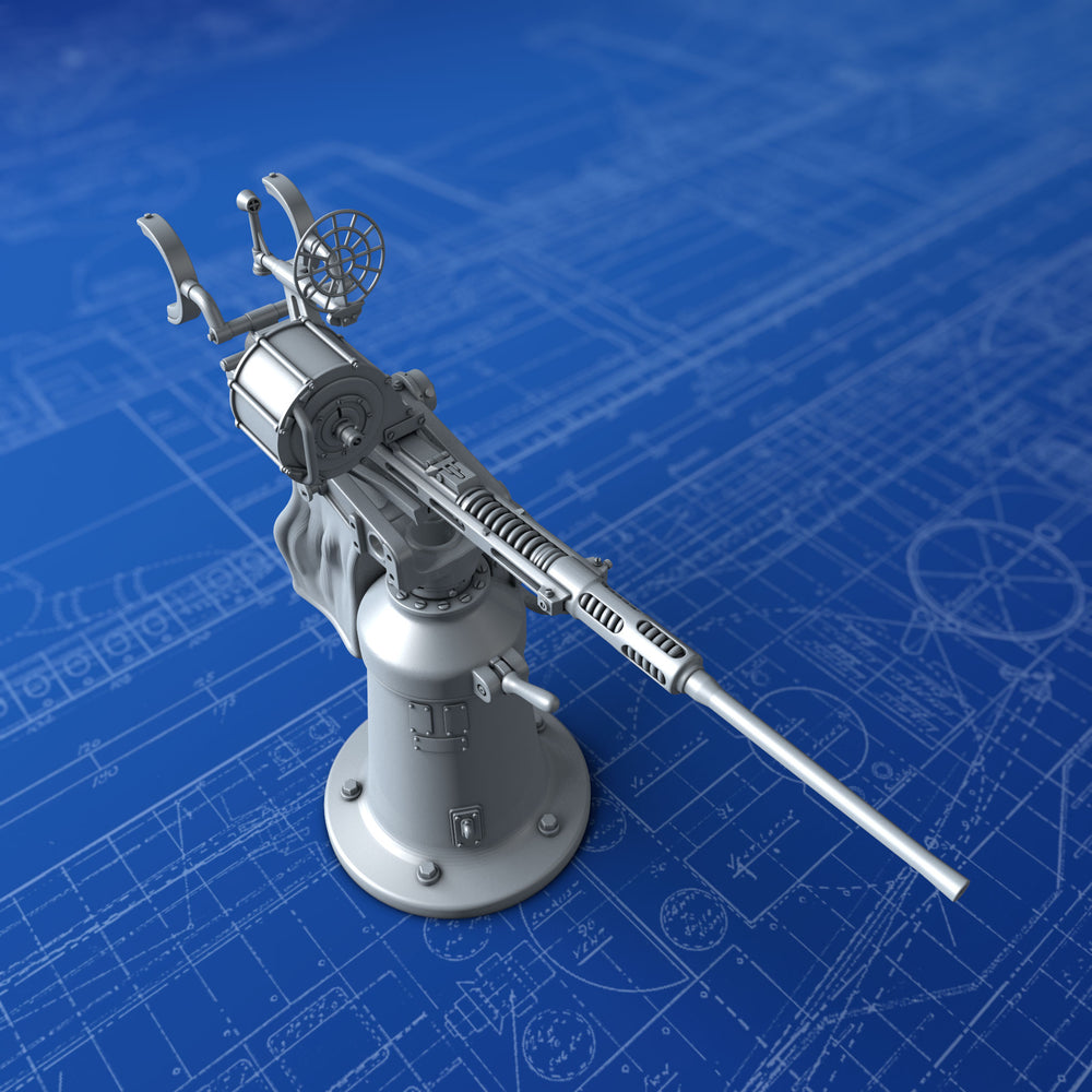 1/35 US Navy 20mm Oerlikon Mount MK 4 (0º Elevation, No Shield)