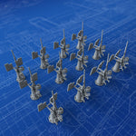 1/350 Royal Navy 20mm Oerlikon MKIIA Short Pedestal (Not-in-use) x12