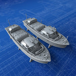 1/350 Royal Navy 30ft Fast Motor Boats x2