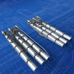 1/350 Royal Navy 21" TR MKII Triple Torpedo Tubes x2 (York Class)