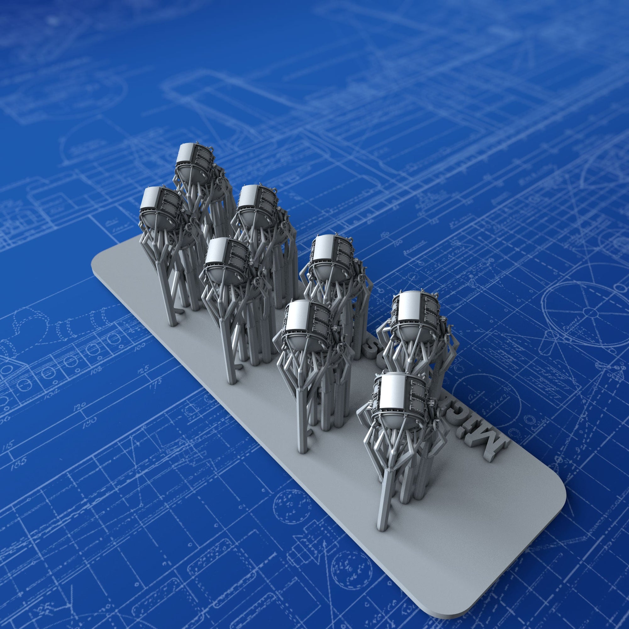 N Gauge Salvage Scrap Yard Pack X8 Model Set. 3D Printed In Resin - Foto 9