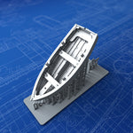 1/96 Royal Navy 10ft Dinghy (Rudder Stowed)