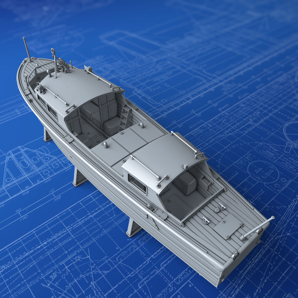 1/96 Royal Navy 35ft Fast Motor Boat