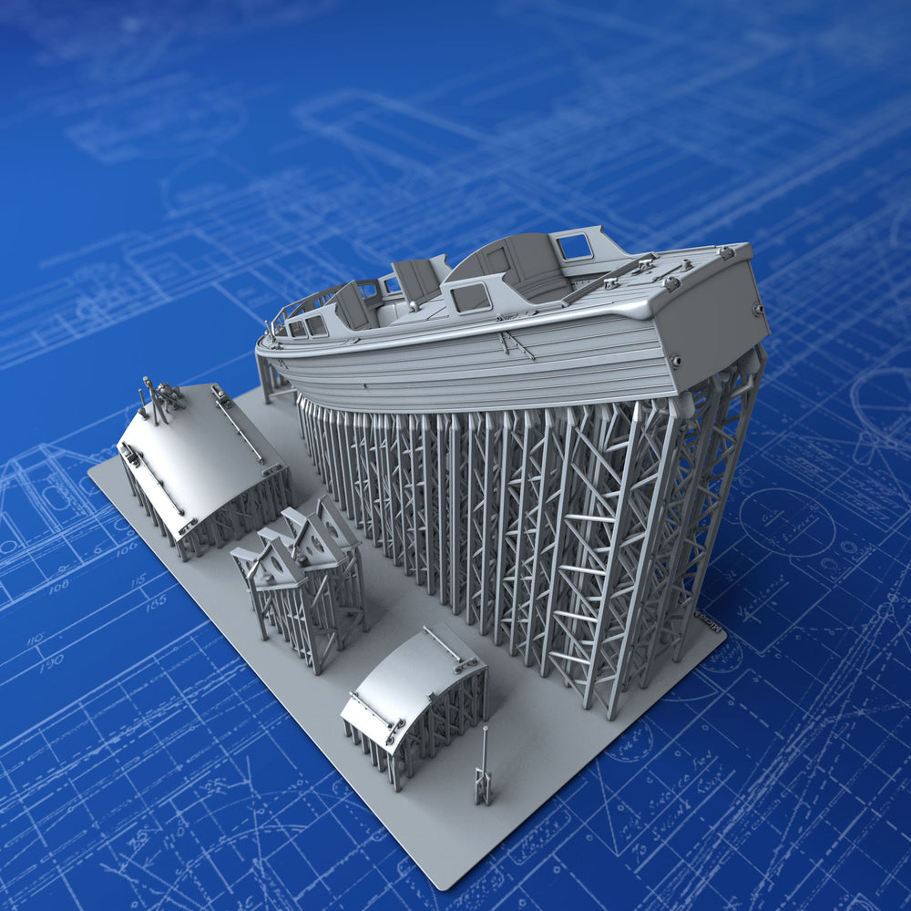 1/96 Royal Navy 35ft Fast Motor Boat