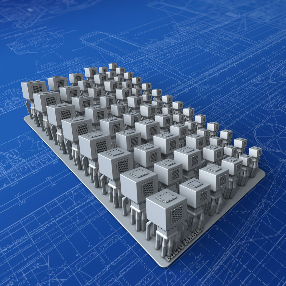 1/144 Royal Navy Small Square Type Mushroom Vents x66