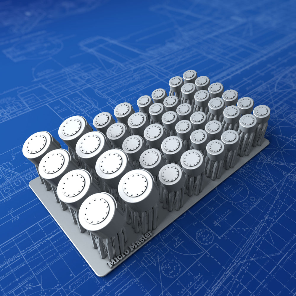 1/200 Royal Navy Large Mushroom Vents x42