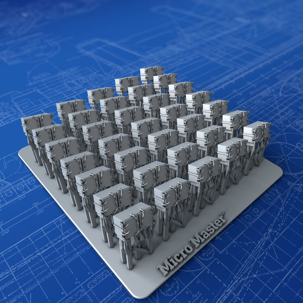 1/350 Royal Navy 40mm Bofors Ready Use Lockers x35