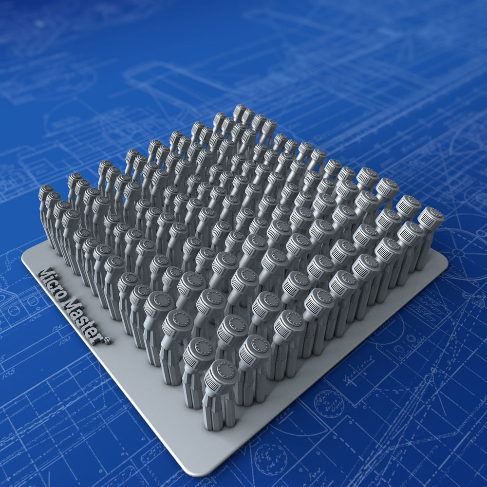 1/350 Royal Navy Small Mushroom Vents x126