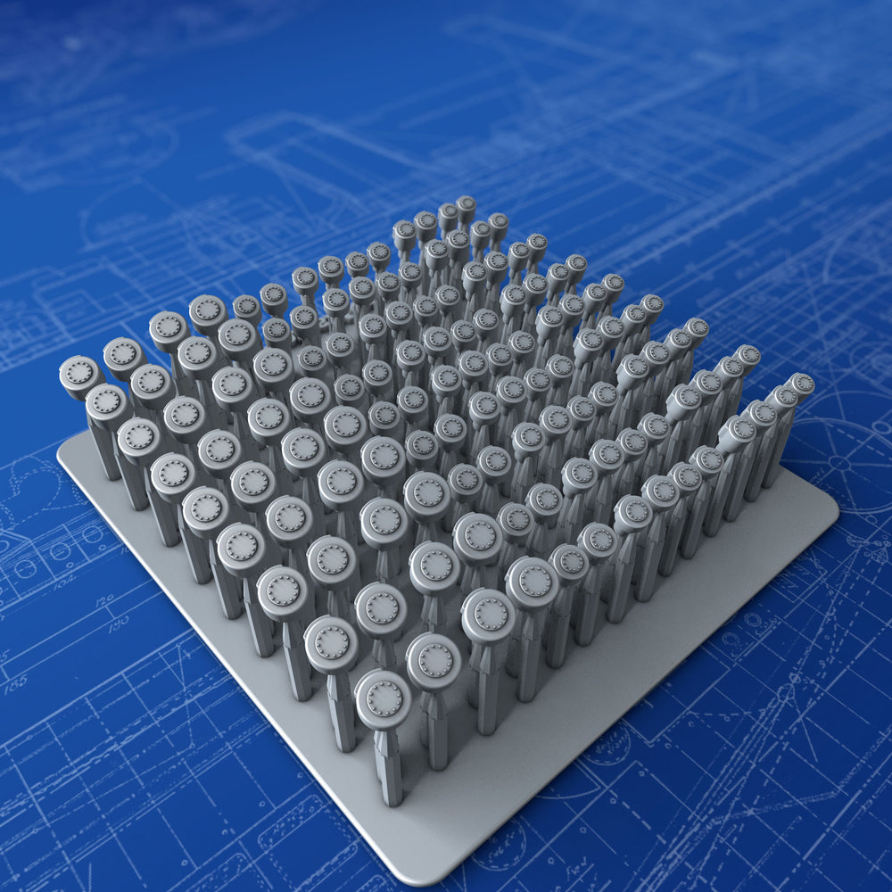 1/350 Royal Navy Small Mushroom Vents x126