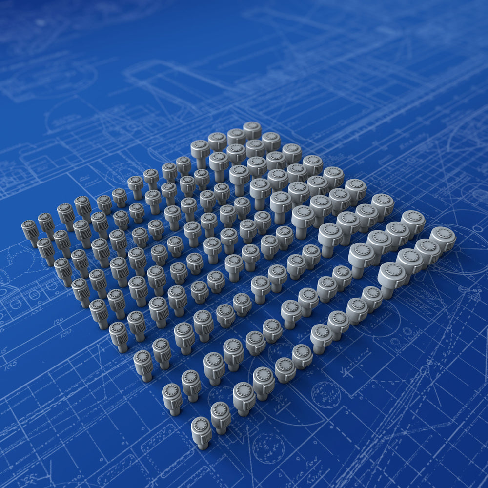 1/350 Royal Navy Small Mushroom Vents x126
