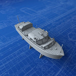 1/150 Royal Navy 25ft Fast Motor Boat