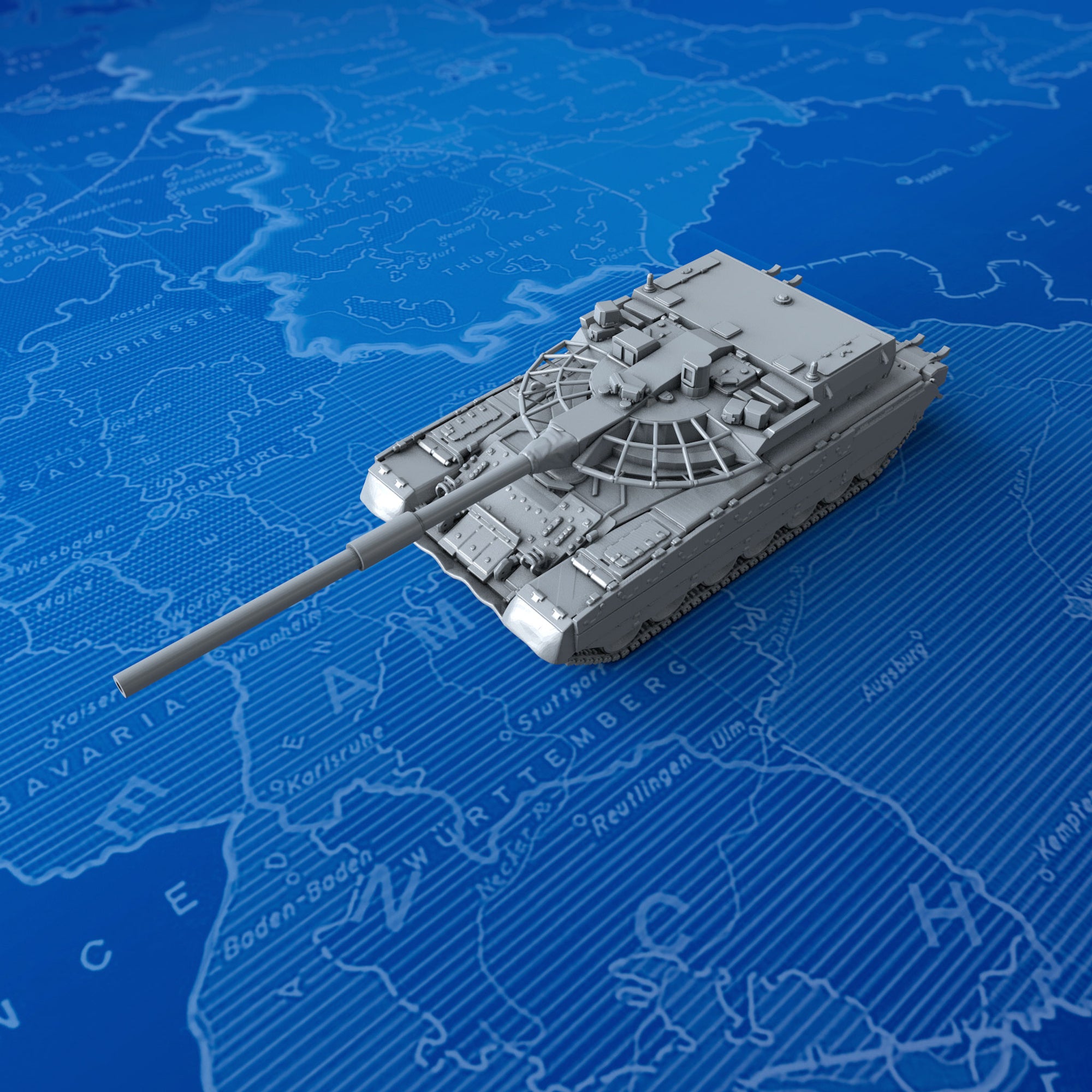 Russian Object 640 1/285 (6mm) Scale Modern Russian Object 640 Black Eagle Main Battle Ta ...
