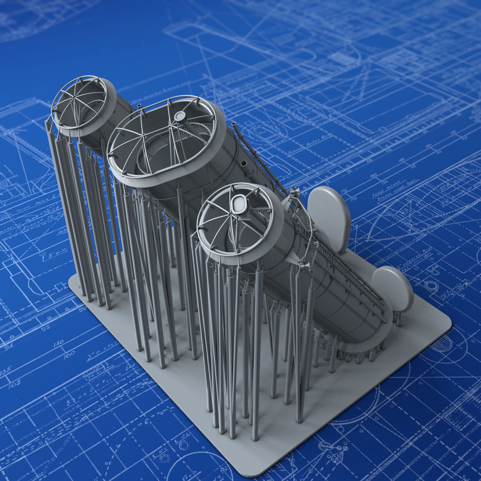 Micro Master Funnel 1/350 Royal Australian Navy HMAS Australia/Canberra Funnels – Micro ...