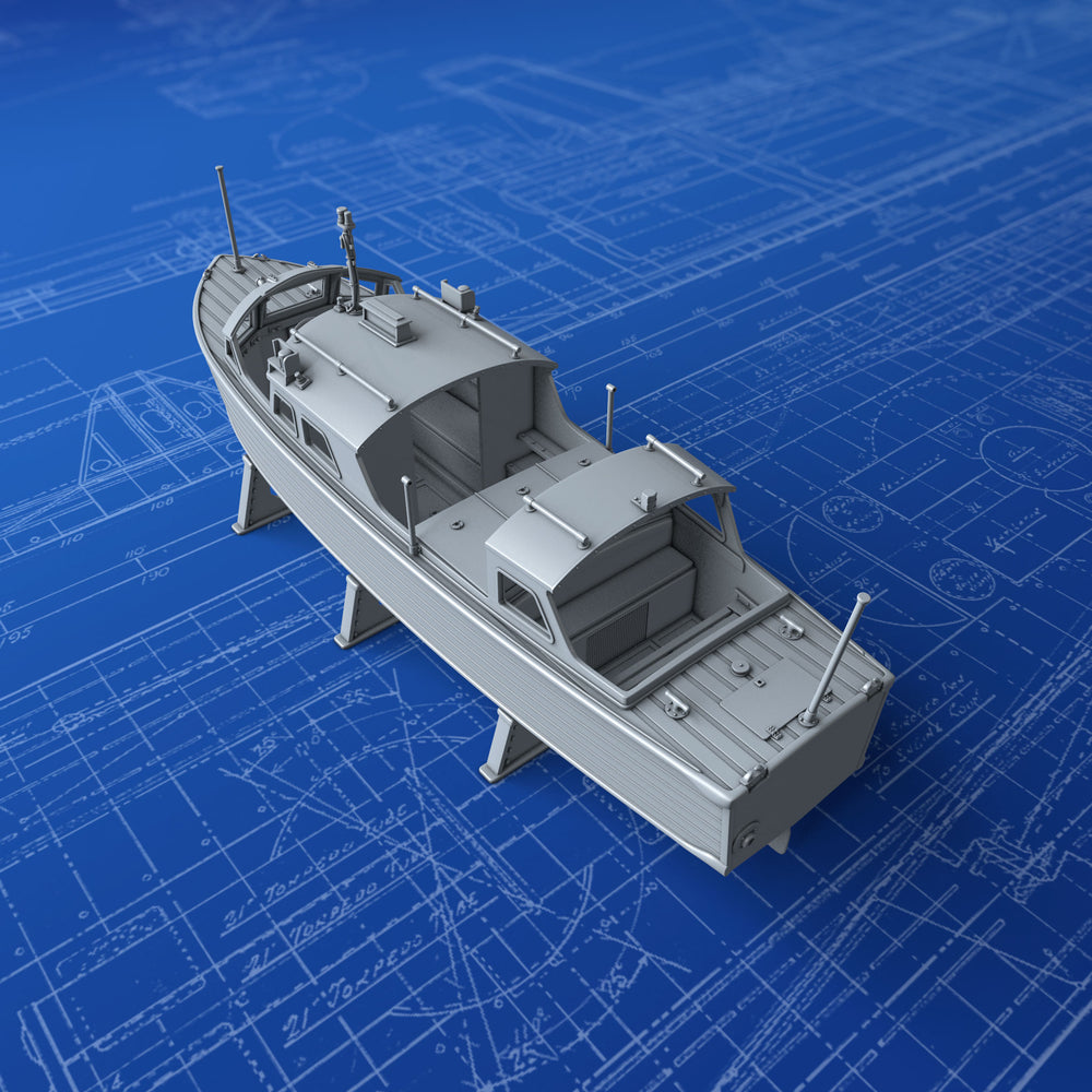 1/96 Royal Navy 25ft Fast Motor Boat