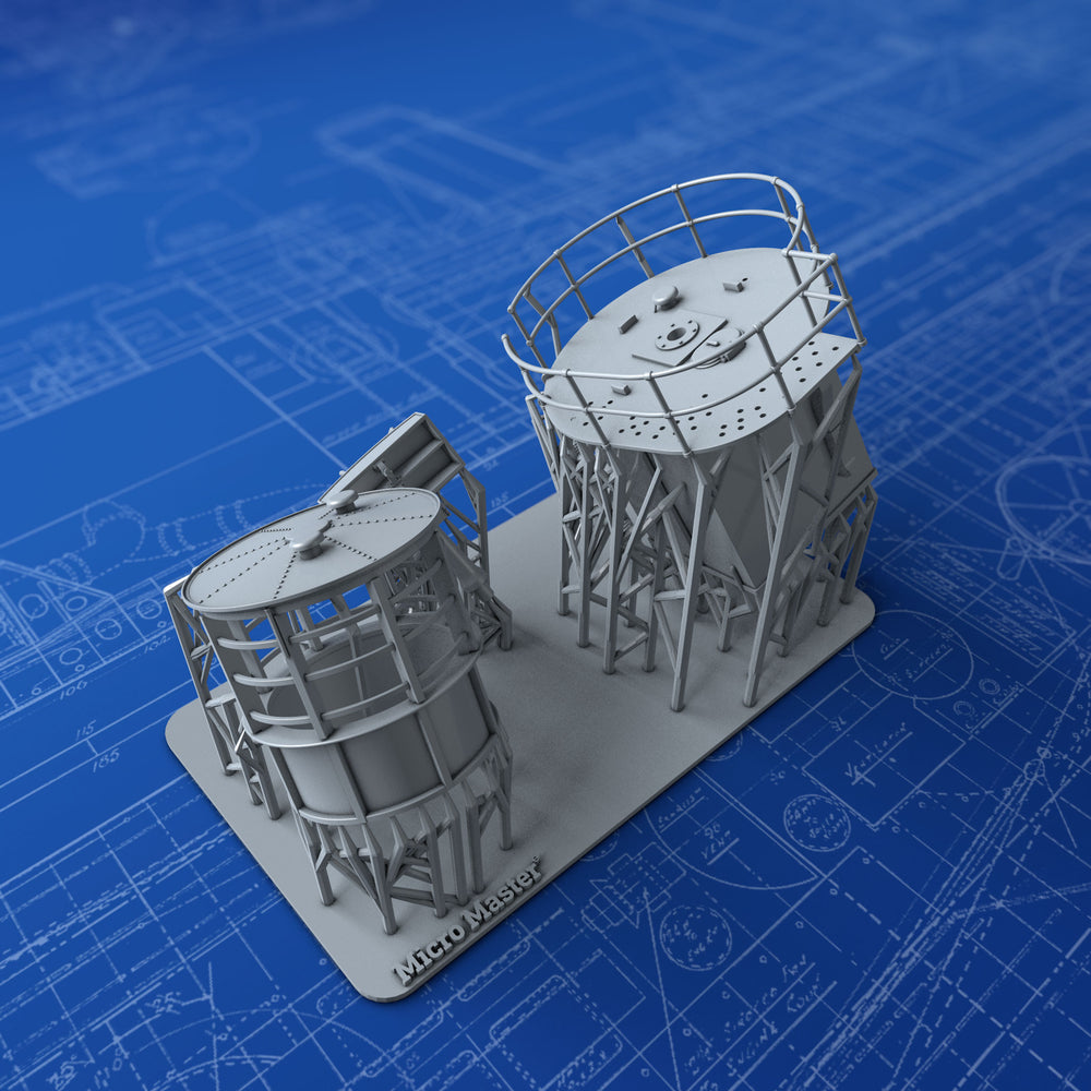 1/144 Royal Navy Flowers Class RDF Lantern and Office (1942)