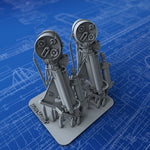 1/72 Royal Navy Thorneycroft MKIV Depth Charge Throwers x2