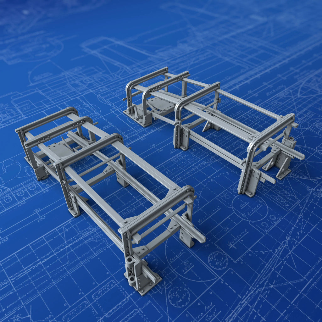 1/96 Royal Navy Depth Charge Rails MKI x2 (6 Charge Version) – Micro ...