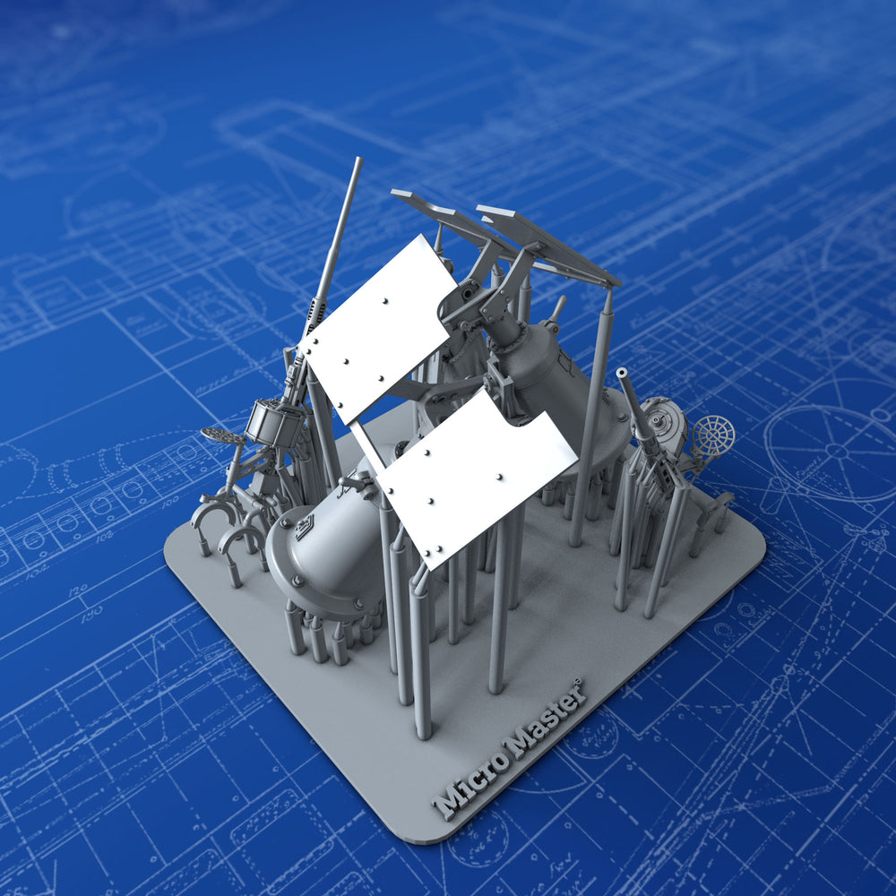 1/96 Royal Navy 20mm Oerlikon MKI (45º Elevation) x2
