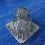 1/350 Royal Navy 8" Director Control Towers (Refit) x2 (County & York Class)