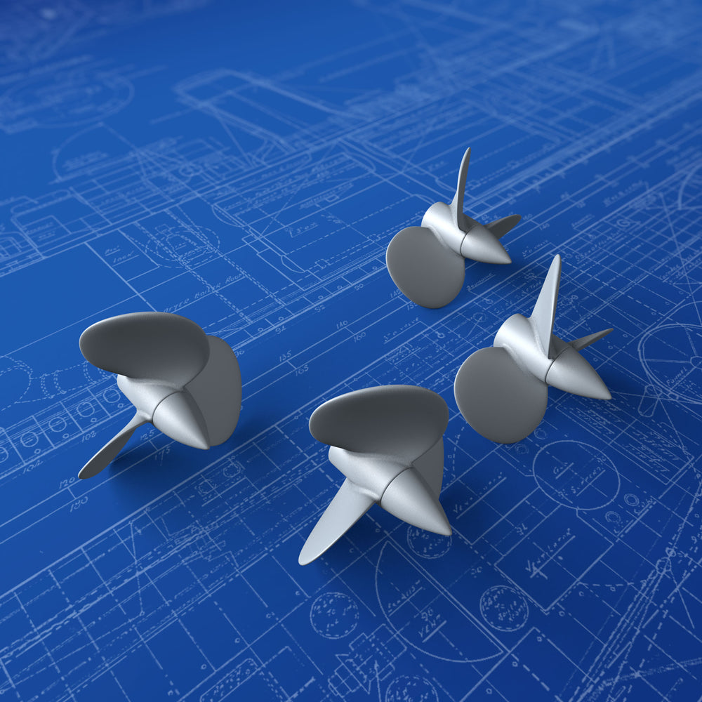 1/350 Royal Navy County Class Cruiser Propellers x4